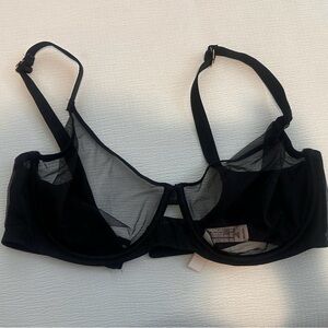 Size 36DD black mesh lace detail bra agent provocateur